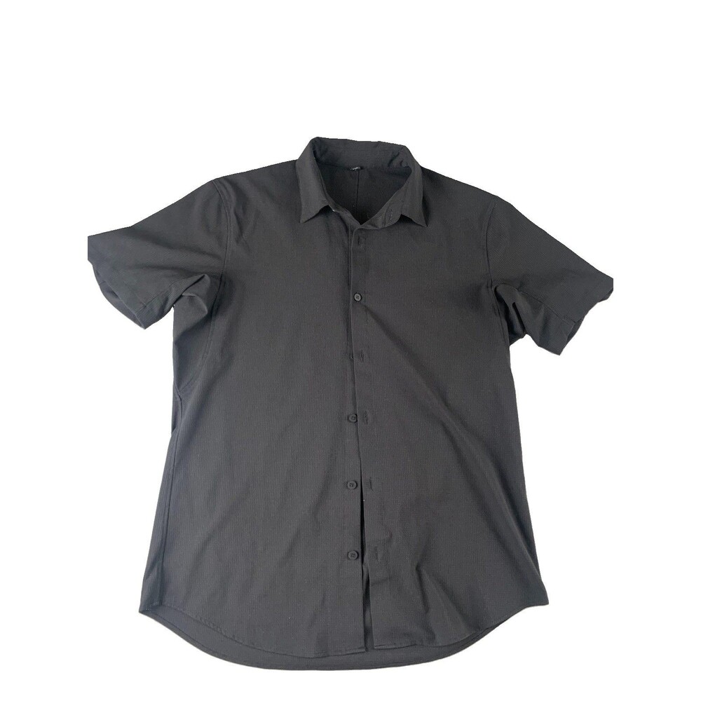 Lululemon Airing Easy Short-sleeve Shirt Black Medium